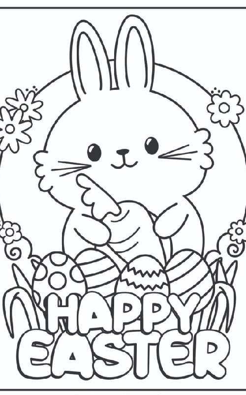Easter Pictures to Color