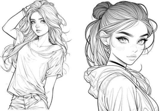 Girl:Aeawblozolc= Color Pages