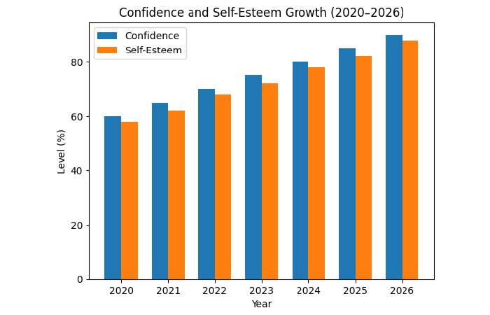 Confidence and Self-Esteem bar graph