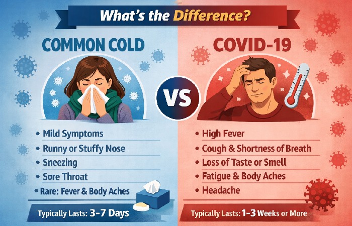 Common Cold vs. COVID — What’s the Difference?