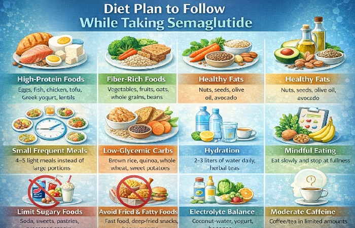 Diet Plan to Follow While Taking Semaglutide