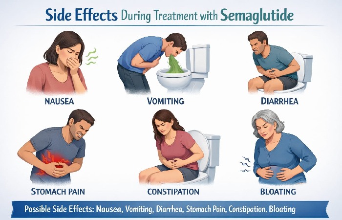 Side Effects During Treatment with Semaglutide