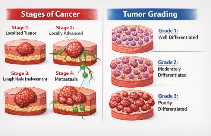 Stages of Cancer and Tumor Grading