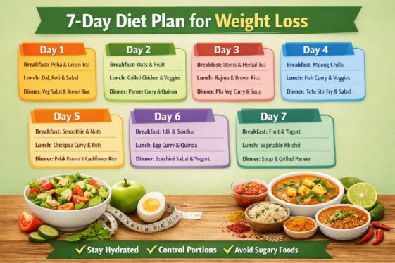 7-day weight-loss diet plan