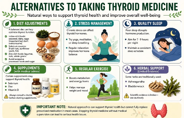 Alternatives to Taking Thyroid Medicines