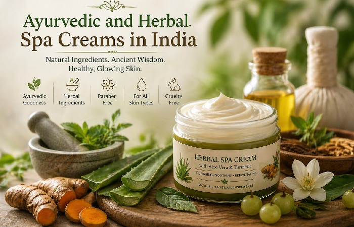 Ayurvedic and Herbal of Spa Creams