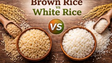 Brown Rice and White Rice