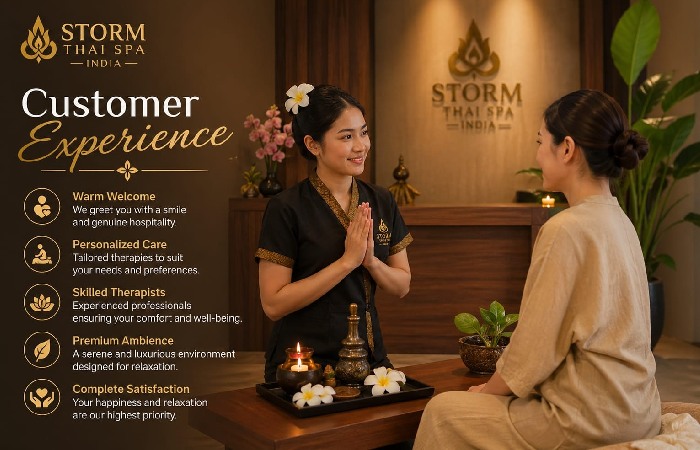 Customer Experience at Storm Thai Spa India