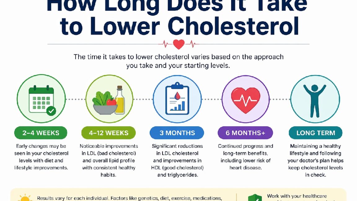 How Long Does It Take To Lower Cholesterol