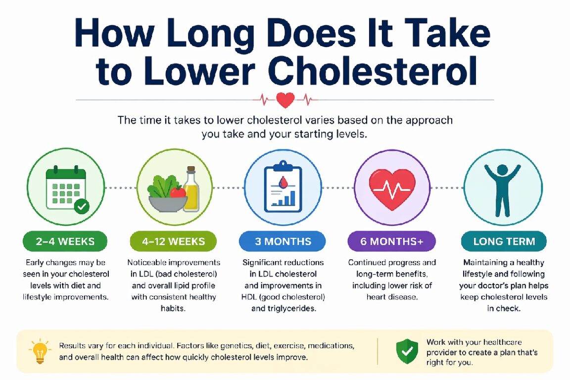 How Long Does It Take To Lower Cholesterol