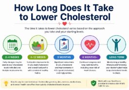 How Long Does It Take To Lower Cholesterol