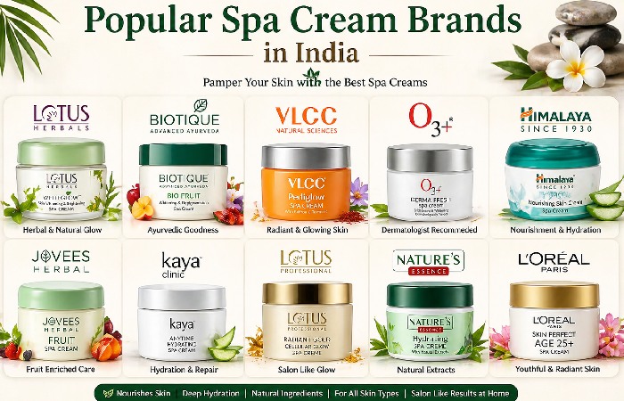 Popular Spa Cream Brands in India