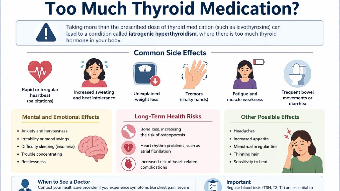 Side Effects Of Too Much Thyroid Medication