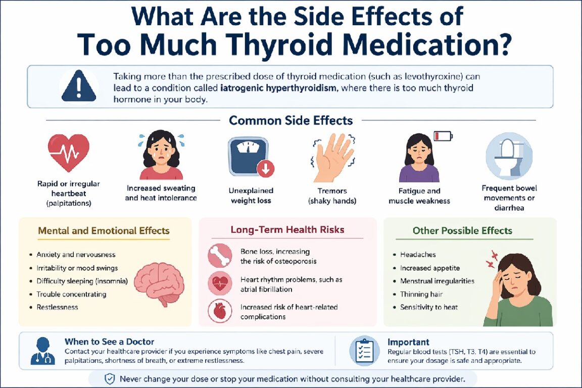 Side Effects Of Too Much Thyroid Medication