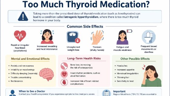 Side Effects Of Too Much Thyroid Medication