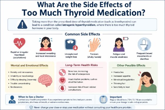 Side Effects Of Too Much Thyroid Medication