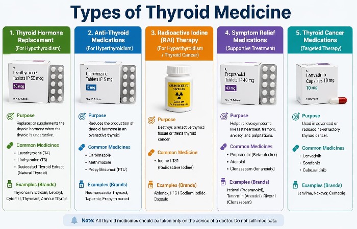 Types Of Thyroid Medicine