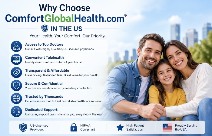 Why Choose ComfortGlobalHealth.com in the US?