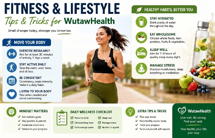 Fitness and Lifestyle The Tips and Tricks by WutawHealth