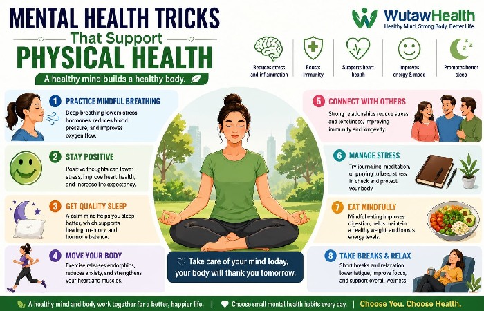 Mental Wellness Tricks That Support Physical Health of WutawHealth