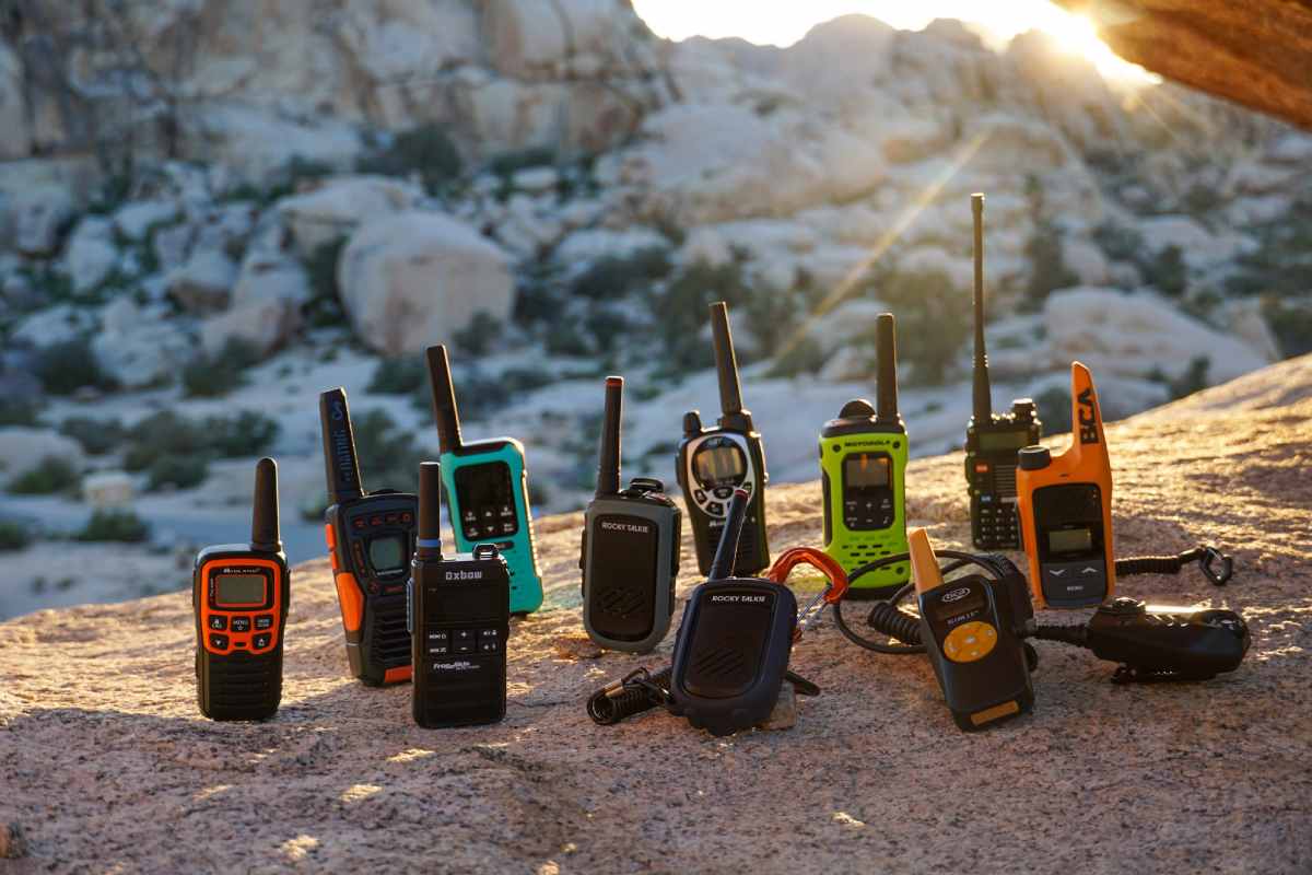modern walkie talkies