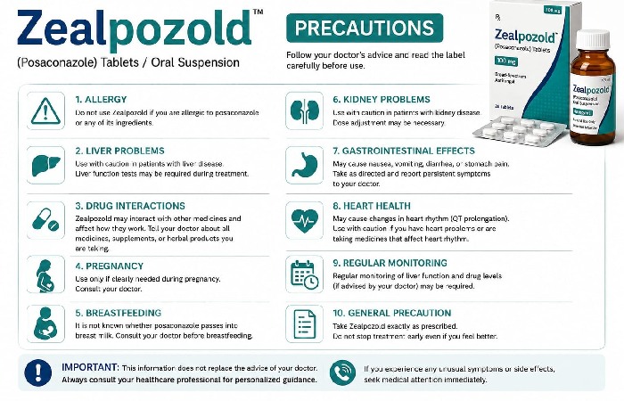Precautions of Zealpozold