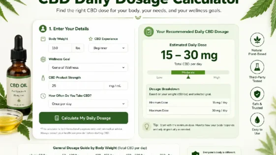 cbd daily dosage calculator